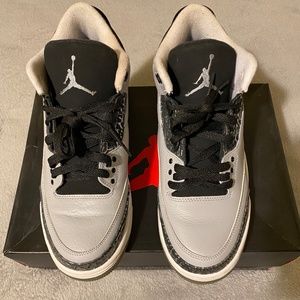 wolf grey air Jordan 3s